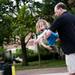 Ypsilanti residents Keith Geiselman plays with his daughter Ellery, 3, during Top of the Park on Friday, June 21. Daniel Brenner I AnnArbor.com